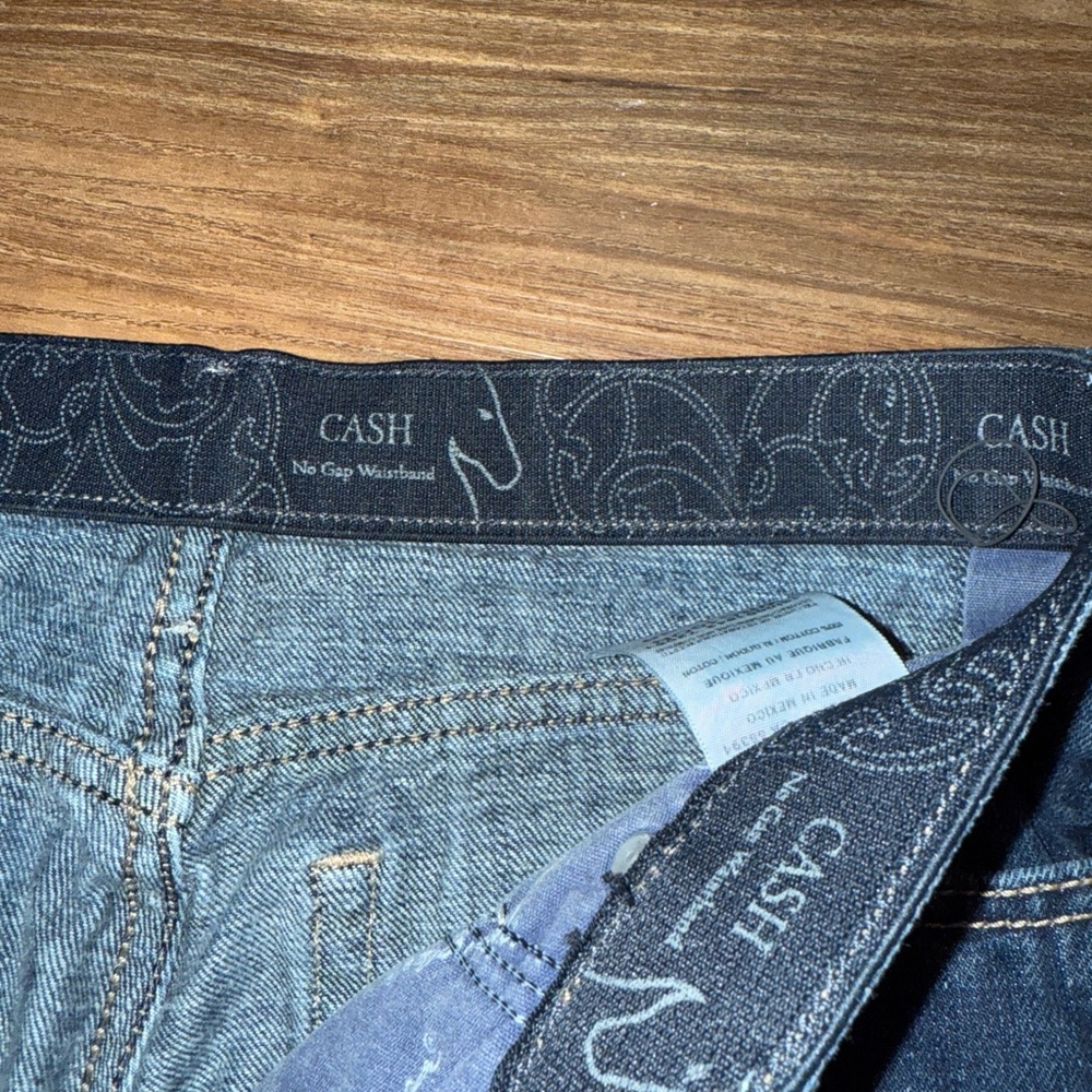 Wrangler CASH Jeans Women 7/8 Long Mid Rise Boot Cut 36" inseam No Gap Waistband - Picture 7 of 14